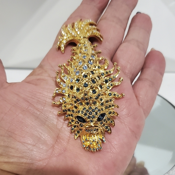 Insane Massive HUTTON WILKINSON Sea Dragon Creature Brooch - Picture 7 of 9